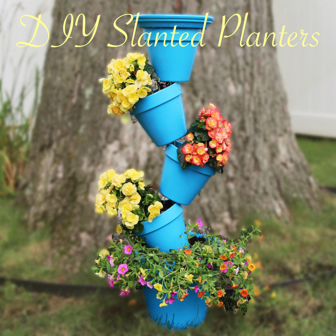 These DIY Slanted Planter Is The Best Summer Project